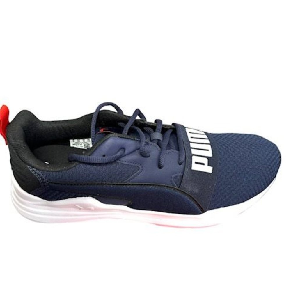 Puma Wired Run Logo Mesh Sneakers Blue size 10 New In Box - Picture 2 of 5